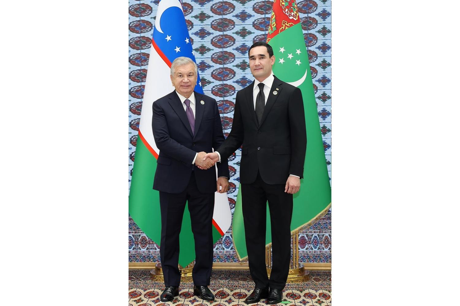 Встреча Президента Туркменистана с Президентом Республики Узбекистан