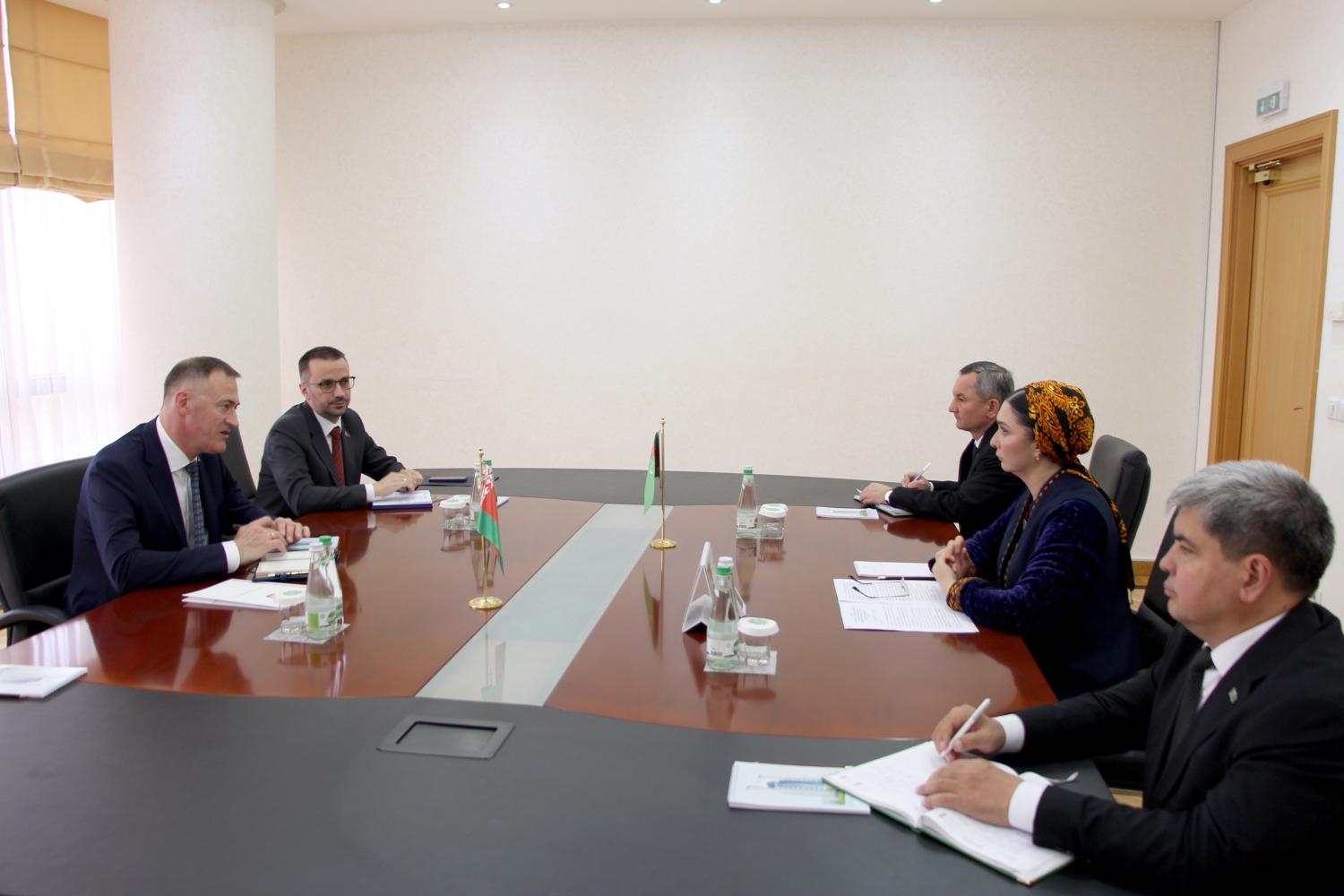 Belarus Respublikasynyň Türkmenistandaky Ilçisi bilen duşuşyk geçirildi